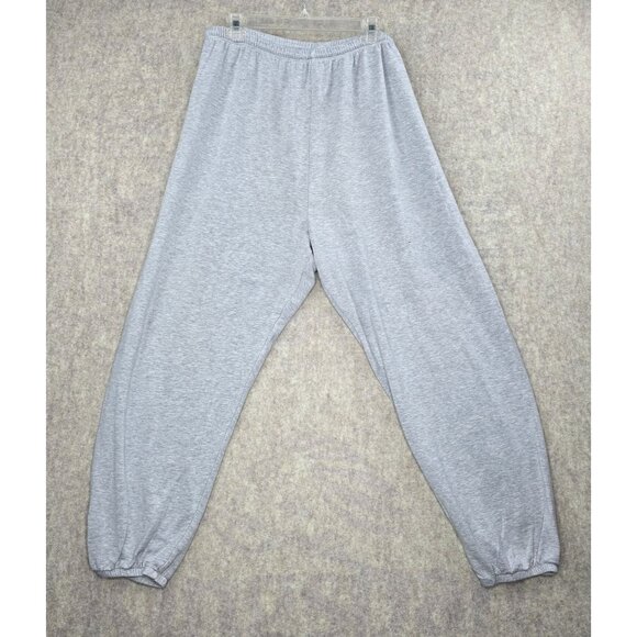 Aerie Offline By Aerie XL Light Gray Jogger Sweatpants Polyester Cotton - Picture 1 of 8